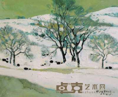 杨天民 雪景 50×60cm